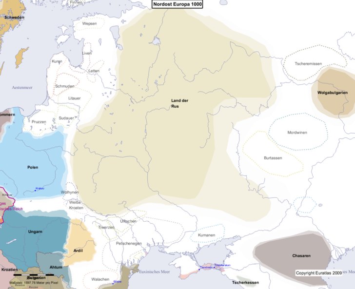 Europa nordstlicher Teil 1000