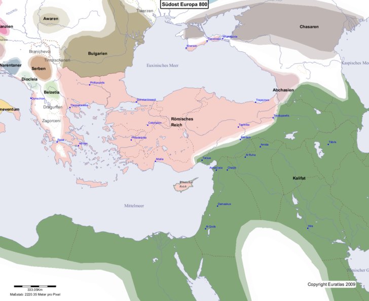 Europa sdstlicher Teil 800