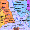 Karte des Frstbistums Mnster 1789 - mittlerer Teil